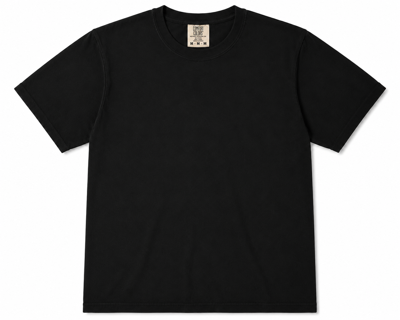 Comfort Colors Black Tshirt Medium