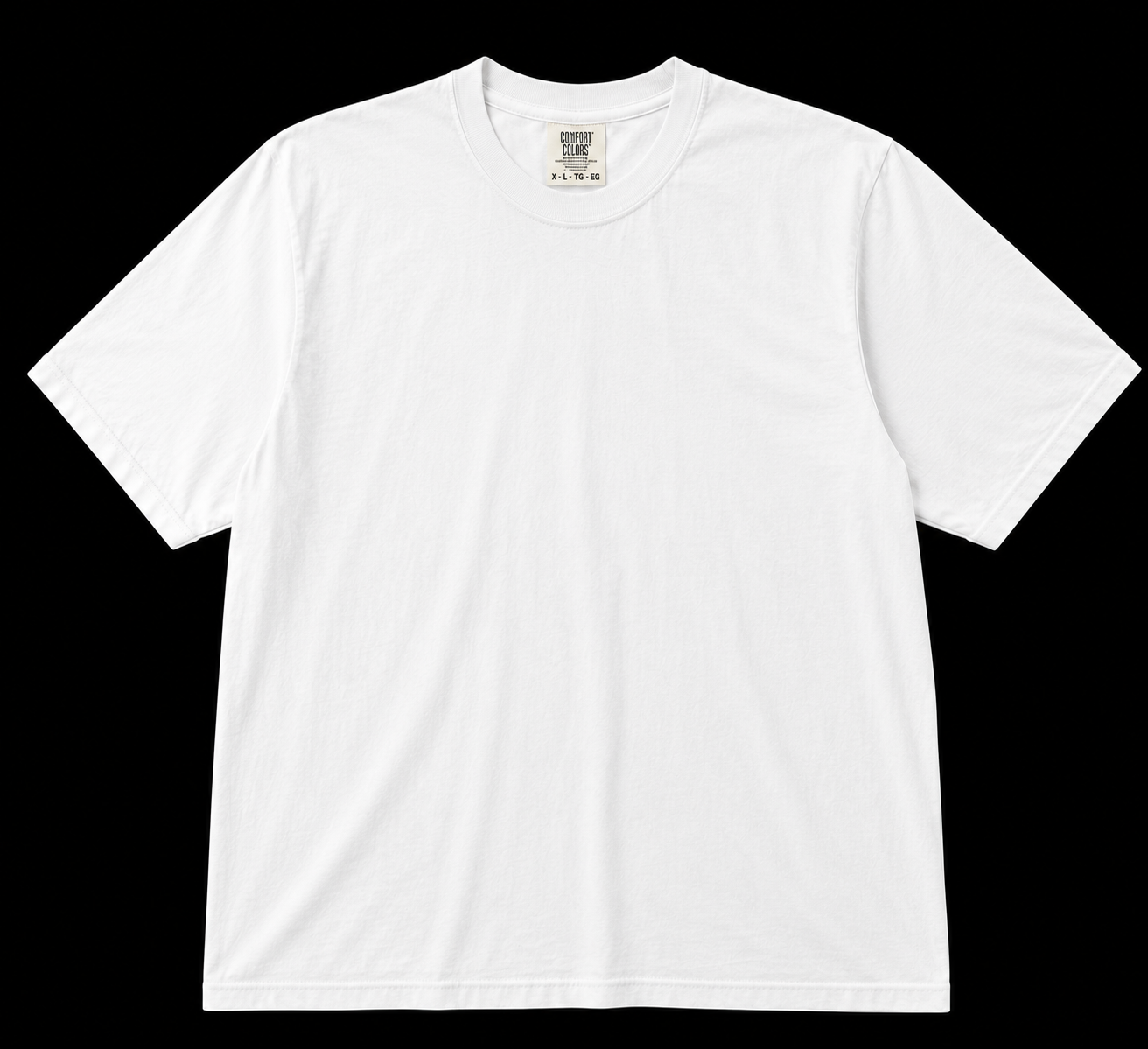 Comfort colors, XL white T-shirt