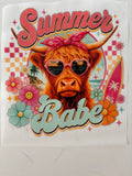 Cow shirt Decal