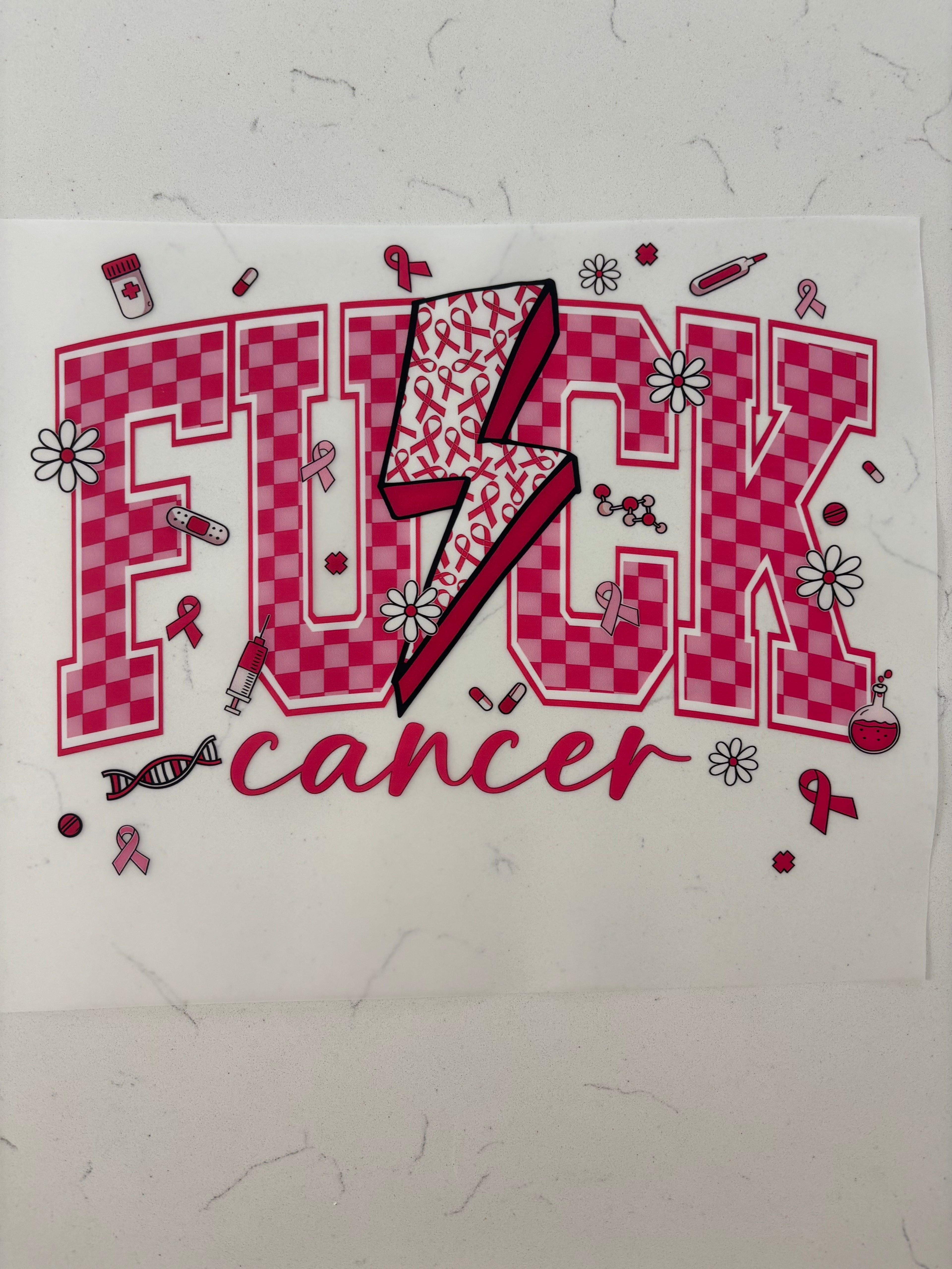 Suck Cancer Shirt Decal