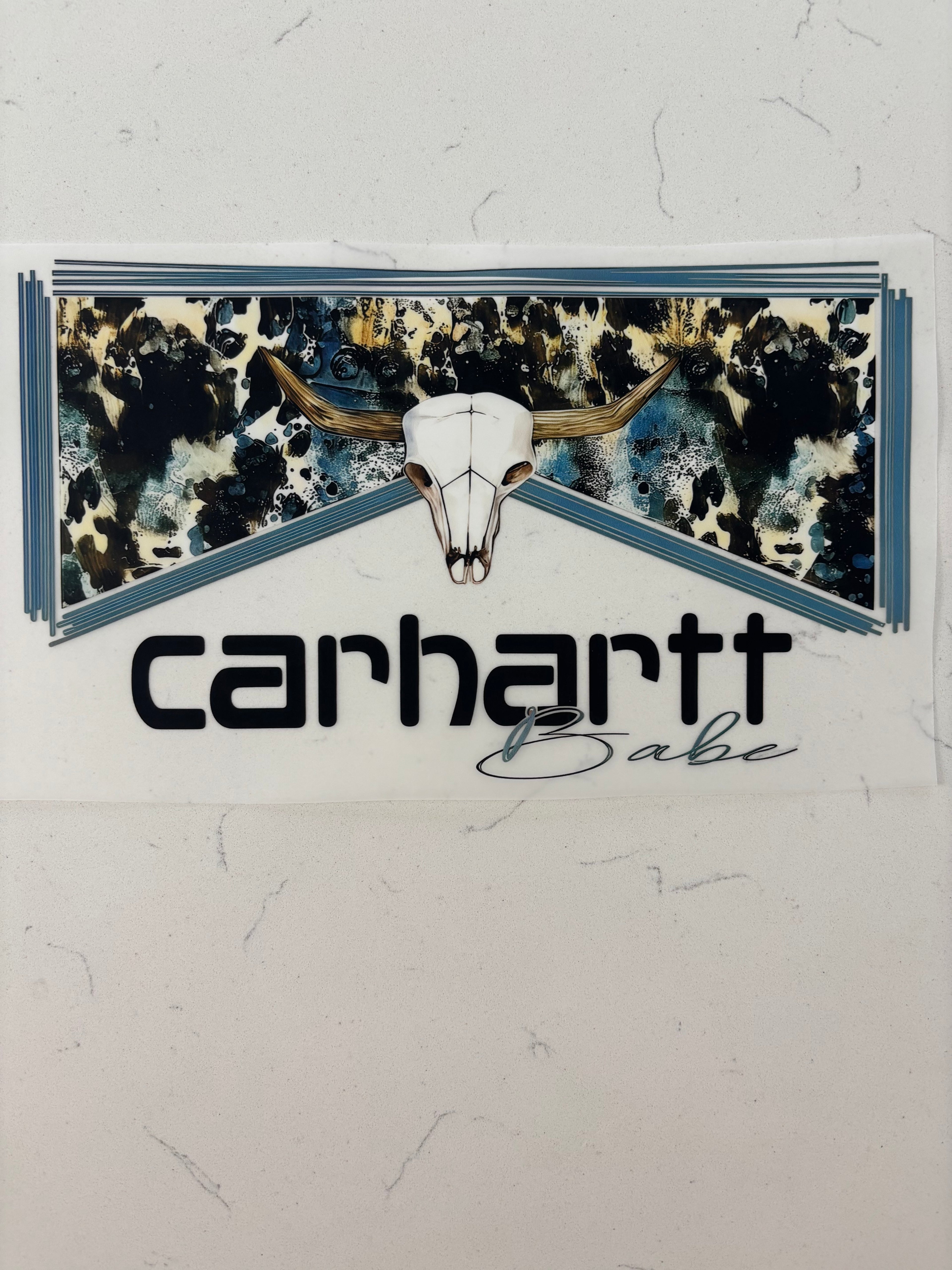 Car Hart Shirt Decal