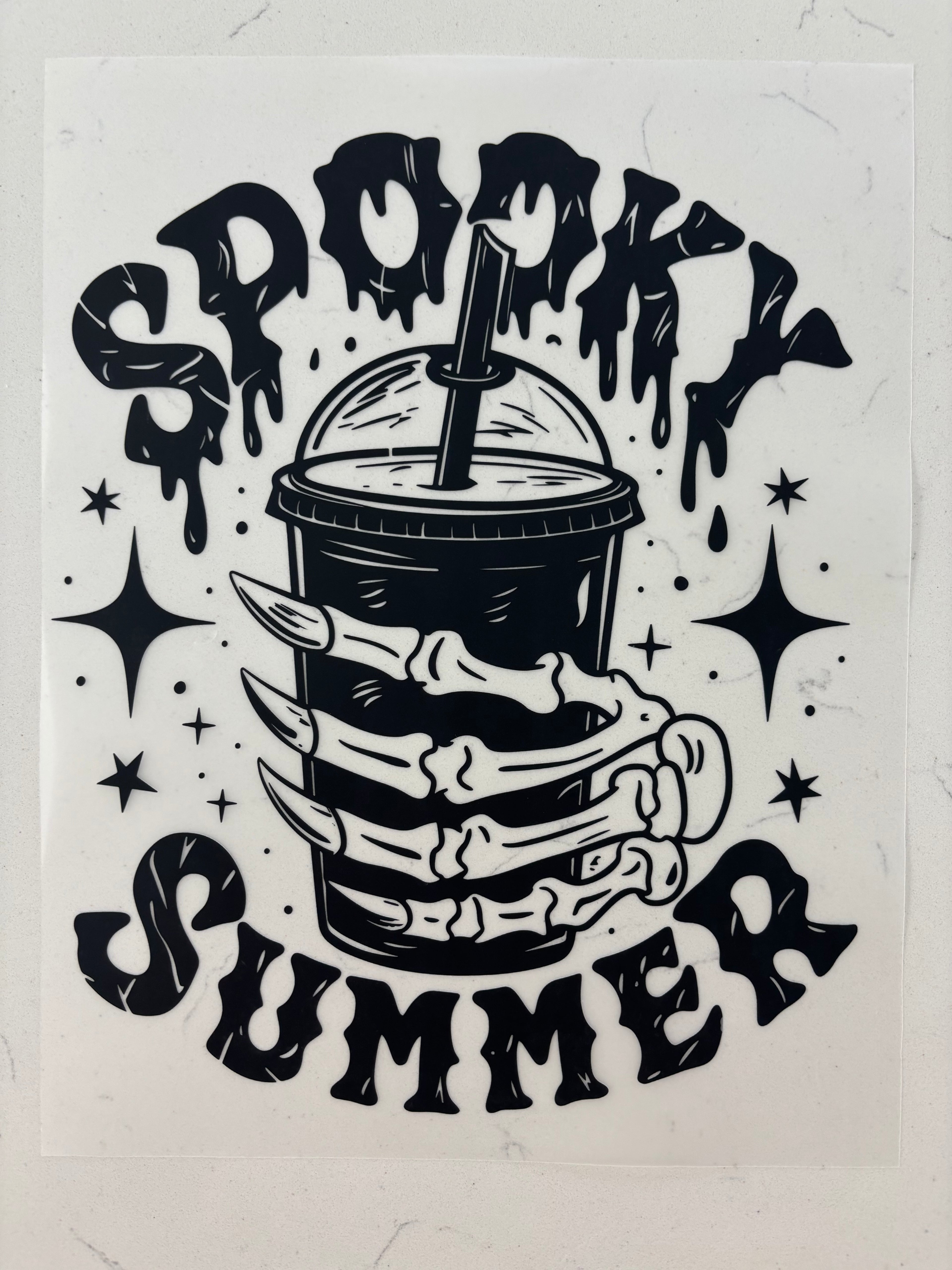 Spooky Summer Halloween Shirt Decal