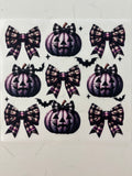 Summer bows and Pumpkin Shirt Decal