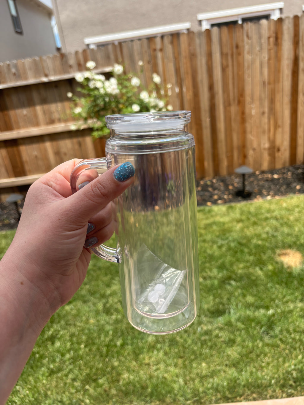 20 oz Acrylic Snowglobe Cup