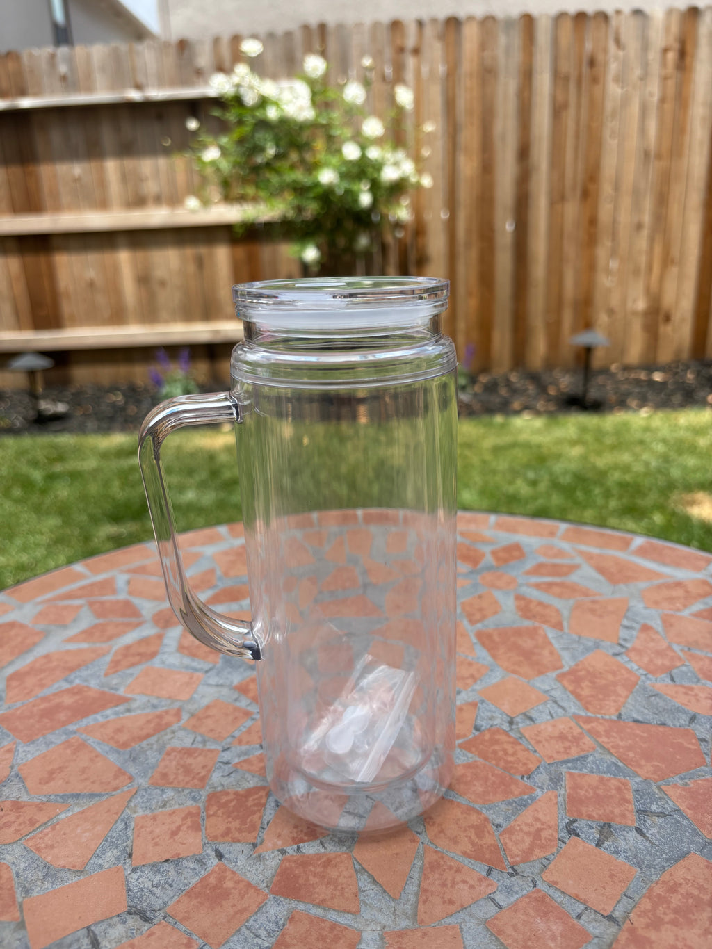 20 oz Acrylic Snowglobe Cup